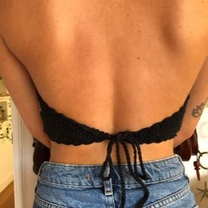 Urban Outfitters Tops - Crochet Halter Crop Urban Outfitters Tops - Crochet Halter Crop